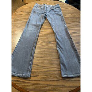 L. A. Idol USA grey bling jeans size 9 W31/L34